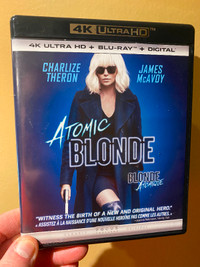 Blu-ray 4K ( COMME NEUF ) ATOMIC BLONDE 2017 ( PRIX RÉDUIT )