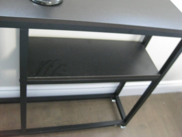 SOLD -Dark Grey Hall Entry Console Sofa Table In Excellent Shape in Other Tables in Kitchener / Waterloo - Image 4
