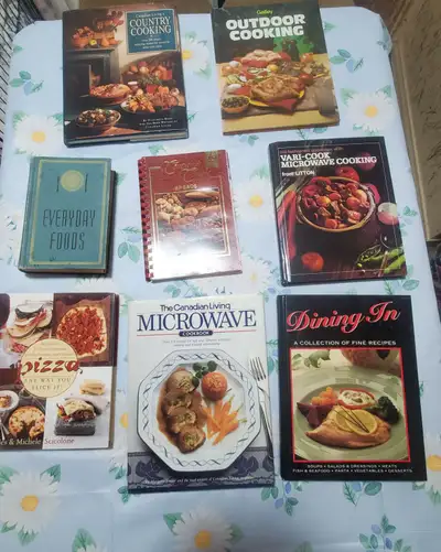 Cookbook collection Will work great as photography props. Please view all of the photos as they are...