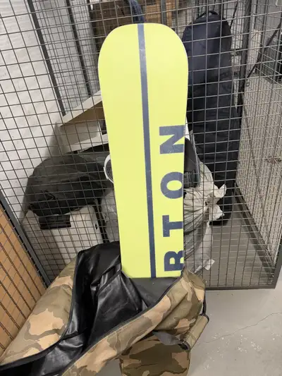 Burton Snowboard with binding and bag, View more