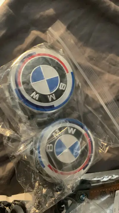 50th anniversary, edition car, emblems hood and trunk 82 mm and 74 mm I also have the Matching, 68 m...