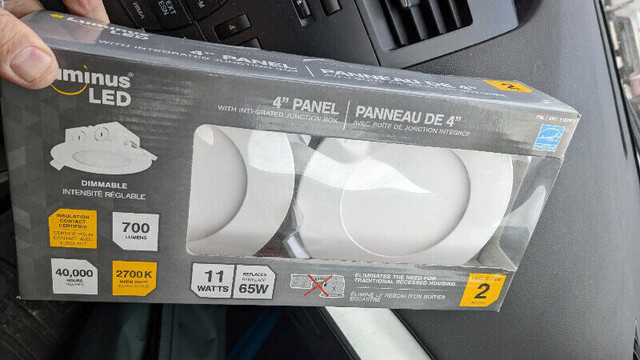Luminus LED 4" PANEL - 2 pack in Electrical in Mississauga / Peel Region
