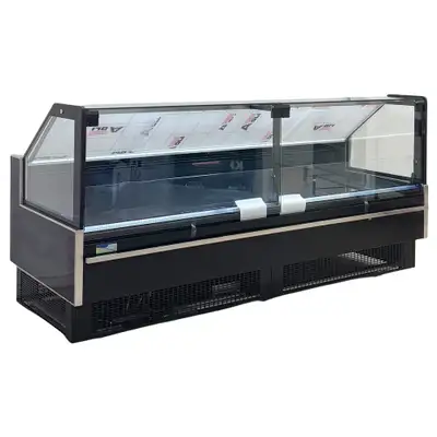 101'' Alaska-Line Slim Deli/Meat Square Glass Case HIT-39, View more