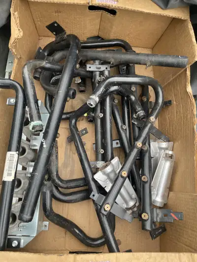 Furnace burner manifolds with orifices, burners, View more