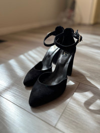 Cute Black Spring Leather Shoes 