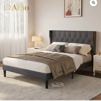 new in box Queen Bed no Mattress, View more