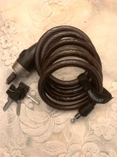 OnGuard 4 Keys Cable Bike Lock/Cadenas pour vélo, comme neuf, View more