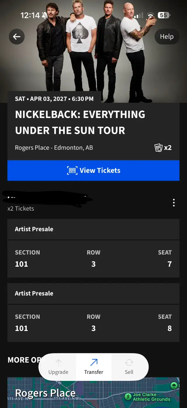 Nickelback Tickets - Edmonton