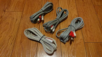Câbles RCA (4) grade audiophile - 99 $