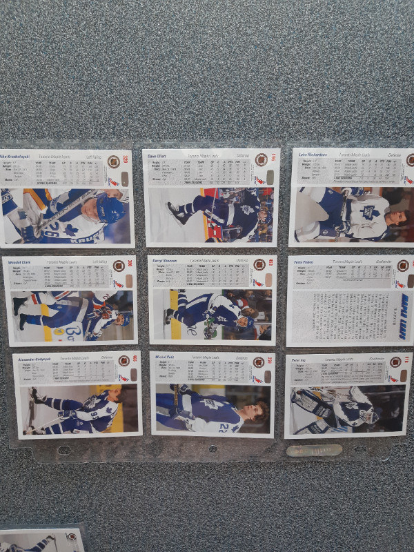 Carte de hockey Maple Leafs de Toronto Upper Deck 1991-1992 dans Art et objets de collection  à Lévis - Image 4