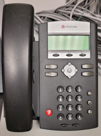 PolyCom SoundPoint IP330 VoIP phone (PoE, 2 lines)