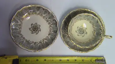Antique Coalport Cup and Saucers, View more