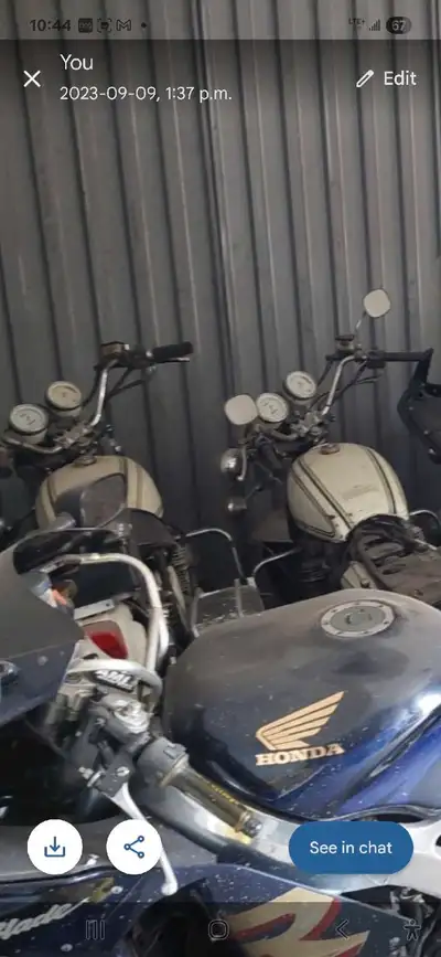 X2 = 1980 Kawasaki Police bikes. Both project bikes and have been garaged for over 8 years. Bike #1)...