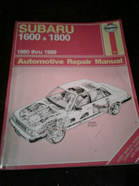 Haynes SUBARU 1600/1800 Manual
