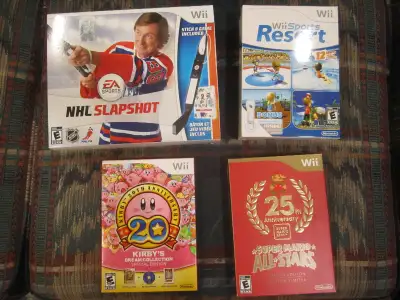 Brand New SEALED Nintendo Wii games, View more