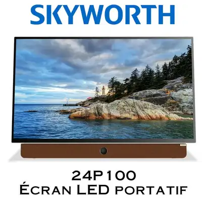 Télévision LED 24'' 24P100 HD 1080P Google TV Skyworth - NEUF, View more