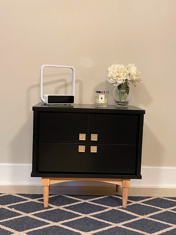 MID CENTURY MODERN commode, table de nuit, dresser, night table
