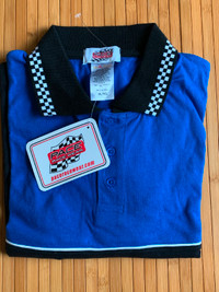 Mens Pace Raceway pit crew polo collared shirt. Brand new!