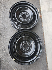 2 Jantes noir l'acier 16 pouce HONDA CIVIC  neuf(5x114.3)