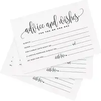 Advice and Wishes Cards - Set of 100
