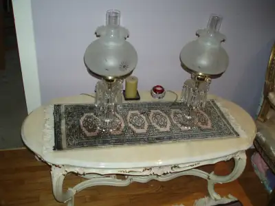 VINTAGE CHANDELIERS AND CRYSTAL LAMPS, View more