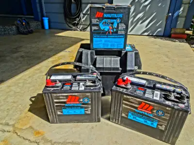Purchased lithium battery so no longer needed. Used only 3 summer camping seasons.