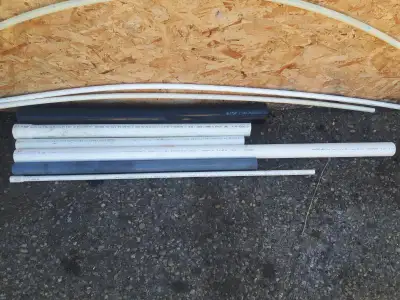 plastic tubing. larger diameters around 40" or so and the 3/4" longer pieces at 80" to 110" Around $...