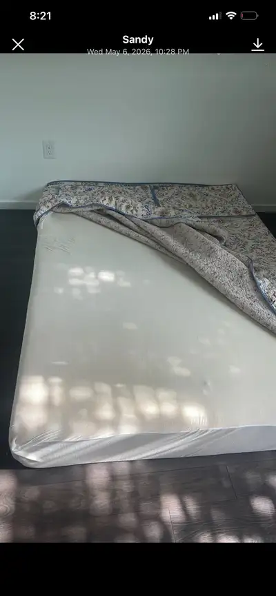 Double Mattress with Floral Quilt, View more