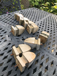 Capuchons de bois traité pour poteaux 4x4