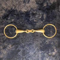 5.5" French Link Metalab Loose Ring Snaffle Bit