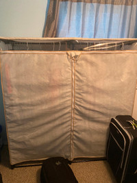 Free Standing Covered Clothes Closet