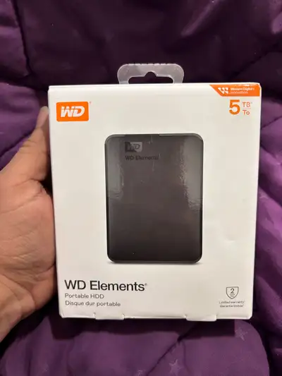 WD Elements 5TB HDD, View more