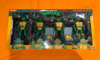 TMNT NECA 4 pack style guide action figure set opened