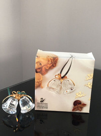 Swarovski Crystal Christmas Bells with original packaging