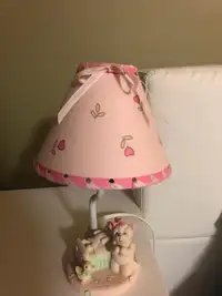 Pink Teddy Bear Lamp