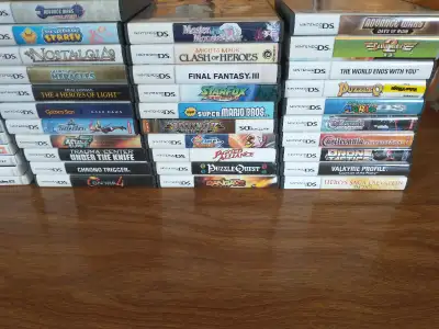 DS 1. Puzzle Quest 2 - $10 2. Starfox Command - $15 3. Mario 64 DS - [SOLD] 4. Puzzle Quest - $10 5....