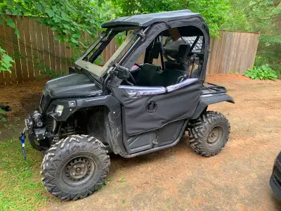 Low mileage Honda pioneer 500. New winch last summer. Honda factory soft doors with zipper window. C...