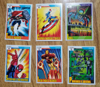 1991 Marvel Comic Cards for sale