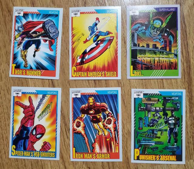 1991 Marvel Comic Cards for sale in Hobbies & Crafts in Truro