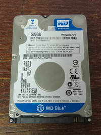 500 GB HDD | WD | 2.5" | internal hard disk drive