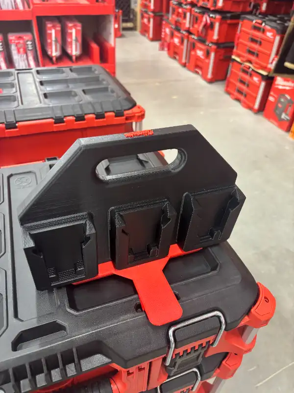 Milwaukee M18 Battery Caddy Holder 6-Pack (Custom), Packout in Power Tools in Markham / York Region - Image 8