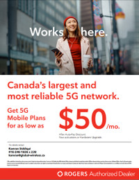 Rogers 5G Plans cheap Read description