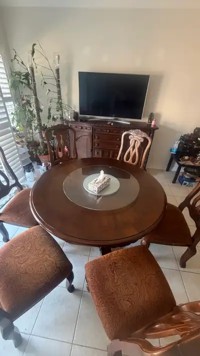 Ashley Solid Wood Dining Set, View more