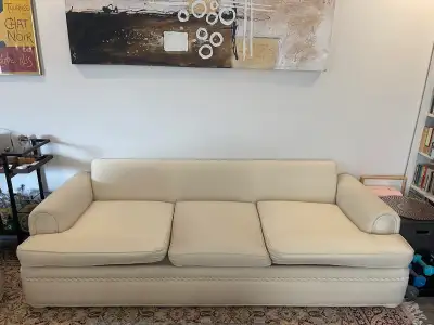 Renaissance (maker) three seater sofa, View more