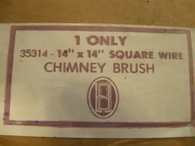 Chimney Sweep Brush Head – New, View more