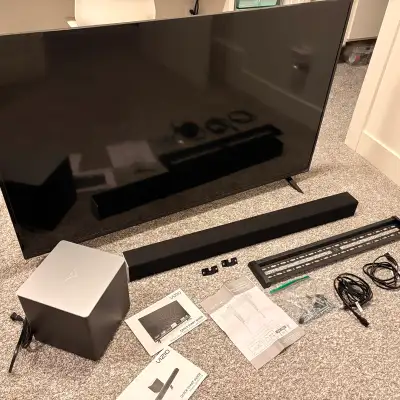 VIZIO 55"  TV + Soundbar & Wireless Subwoofer, View more
