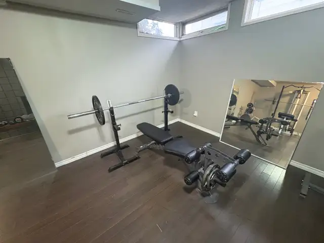 Gym set for sale - universal gym- bench-swat-dumbbells in Exercise Equipment in Kelowna - Image 6