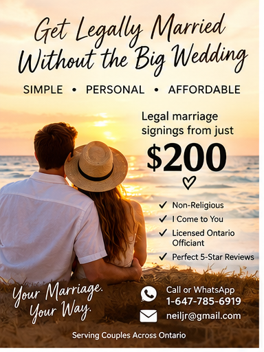  GET LEGALLY MARRIED — SIMPLE, PERSONAL & AFFORDABLE 