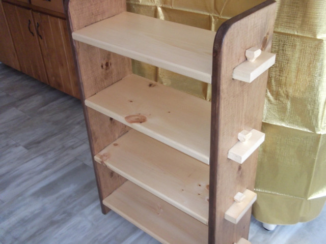 Rustic Modern solid pine shelving unit in Bookcases & Shelving Units in Charlottetown