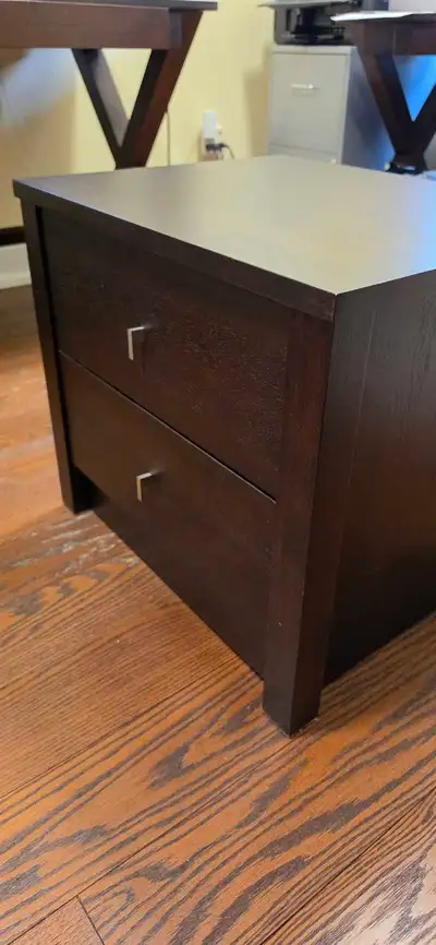 Two Drawer Nightstand, View more